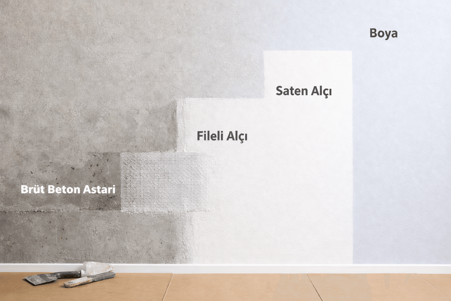 Boyalı Duvara Alçı Sıva Nasıl Yapılır 